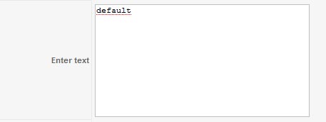 Многострочное текстовое поле - тип параметра Joomla